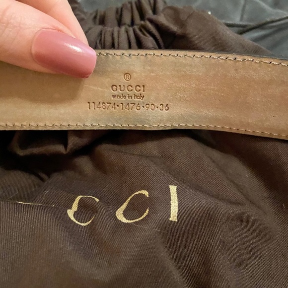 Gucci leather belt - Picture 2 of 3